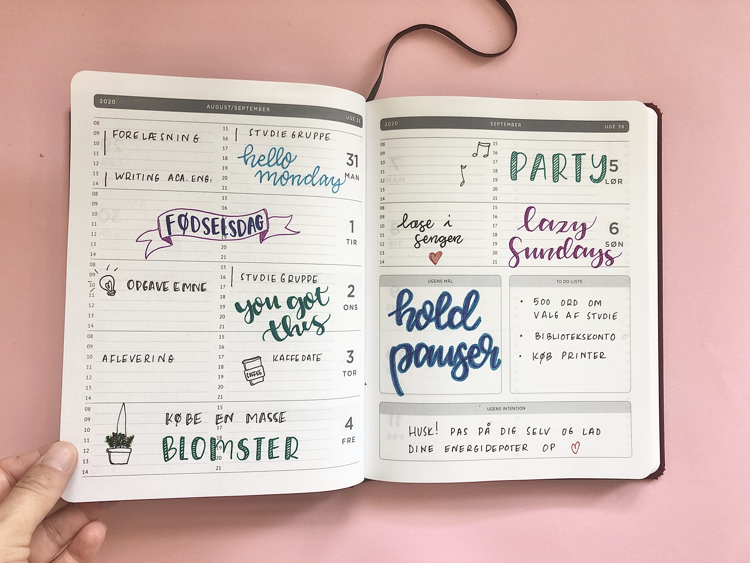 Kom godt fra studiestart! • My Favorite Planner Tips til en enklere